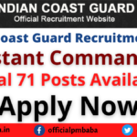 Indian Coast Guard Recruitment 2022 For ac